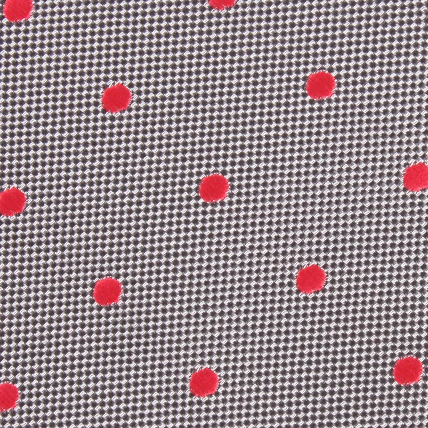 Grey with Hot Pink Polka Dots Diamond Bow Tie sold by OTAA product image thumbnail 2