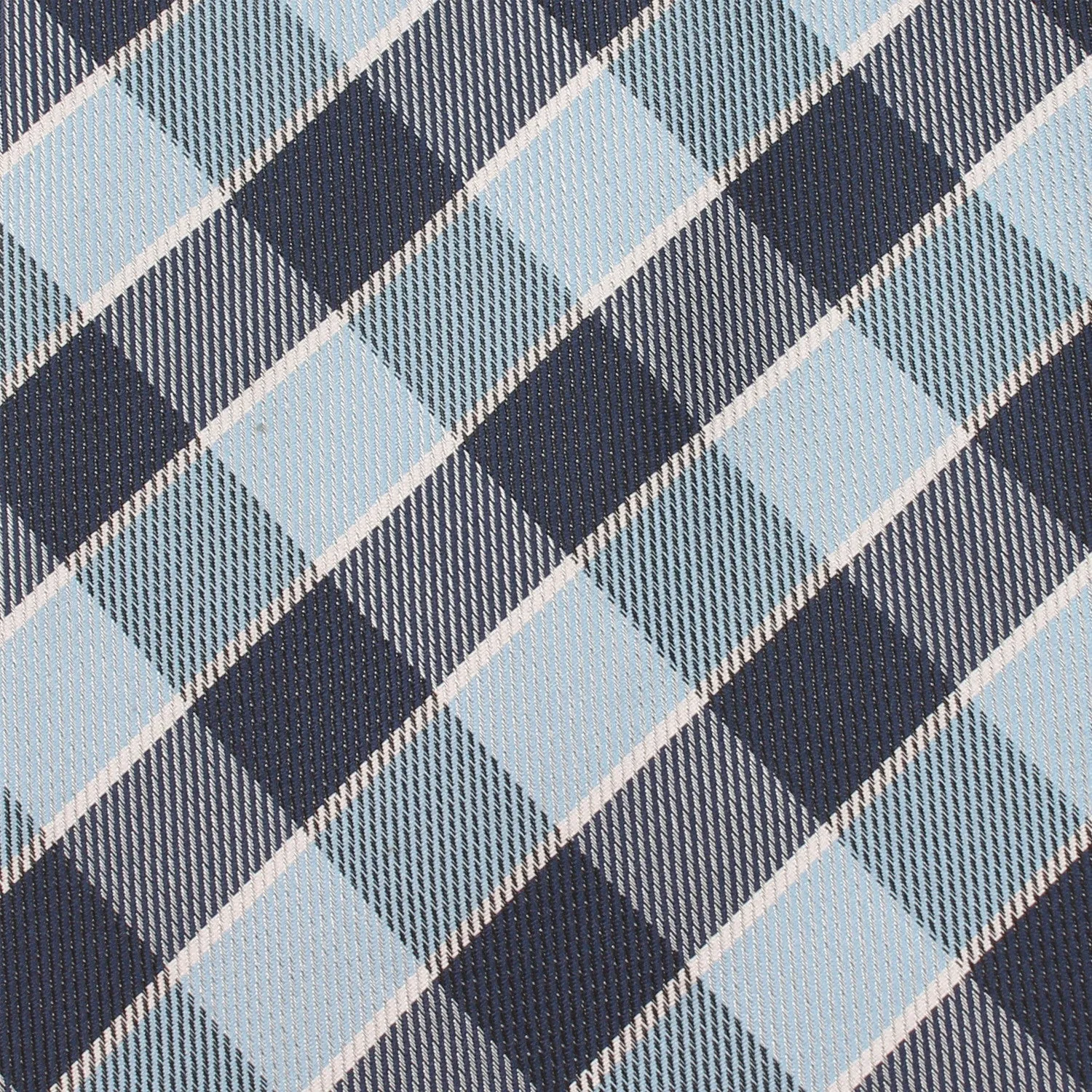 Light and Navy Blue Checkered Diamond Bow Tie sold by OTAA product image thumbnail 2