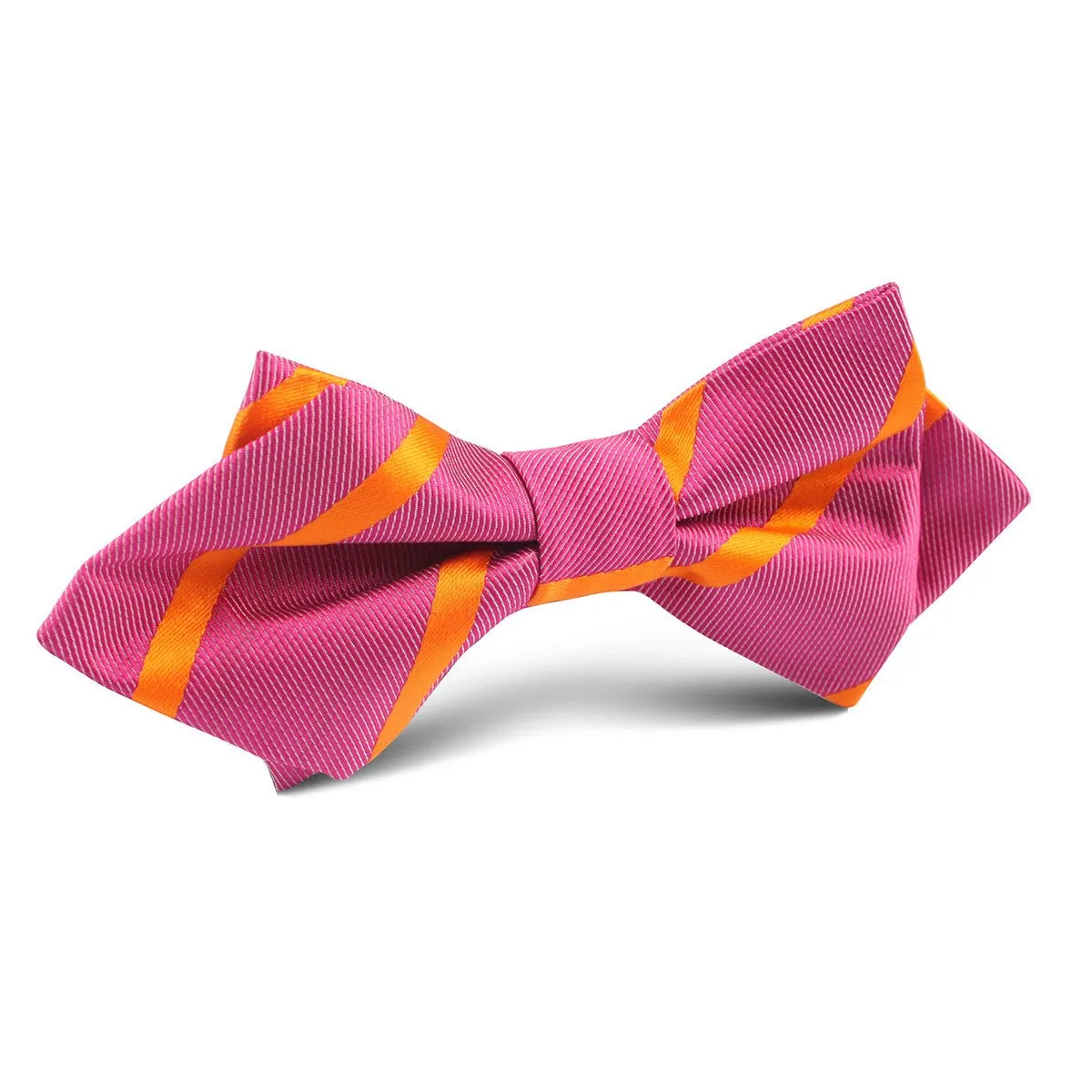 Hot Pink with Orange Diamond Bow Tie sold by OTAA