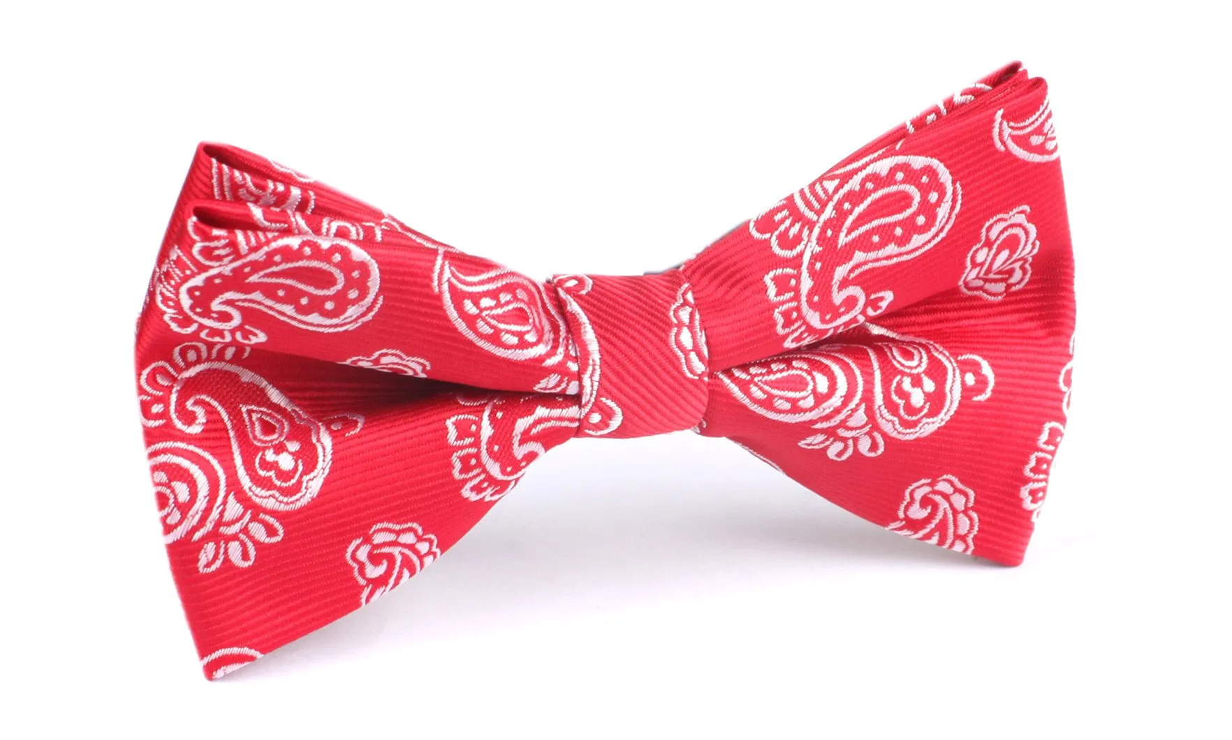 Paisley Red Bow Tie sold by OTAA