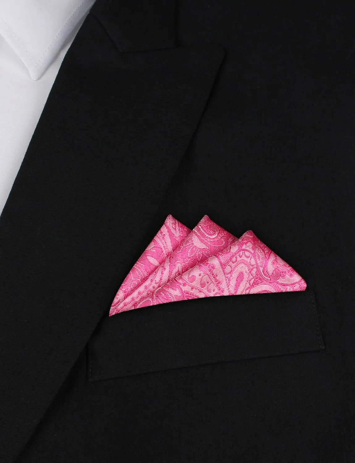 Paisley Pink - Pocket Square sold by OTAA product image thumbnail 3
