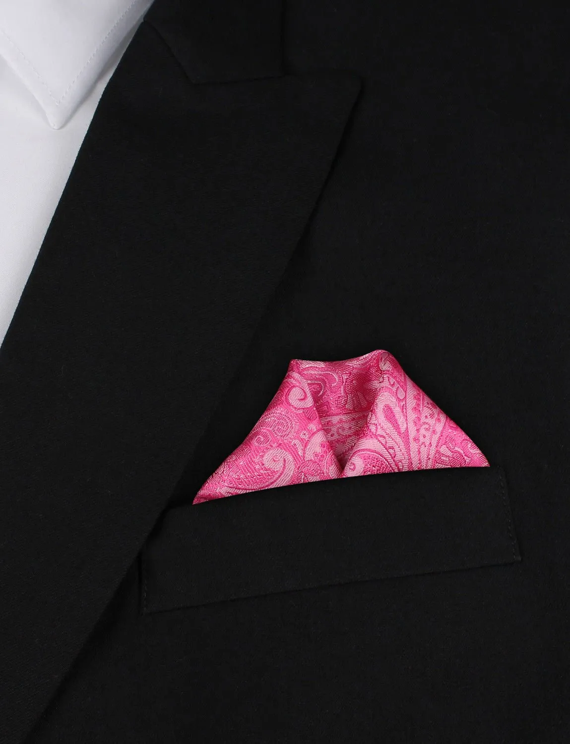 Paisley Pink - Pocket Square sold by OTAA product image thumbnail 4