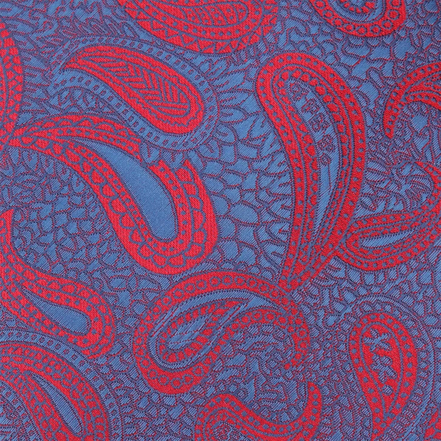 Paisley Purple and Red - Pocket Square sold by OTAA product image thumbnail 2