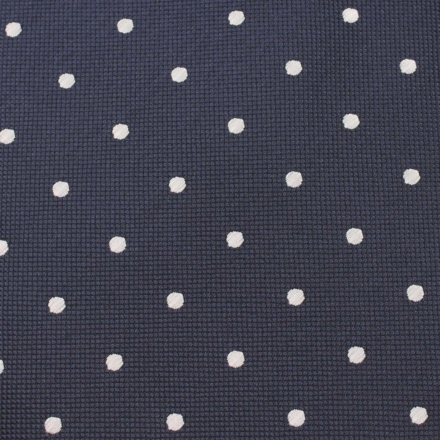 Navy Blue with White Polka Dots - Pocket Square sold by OTAA product image thumbnail 2