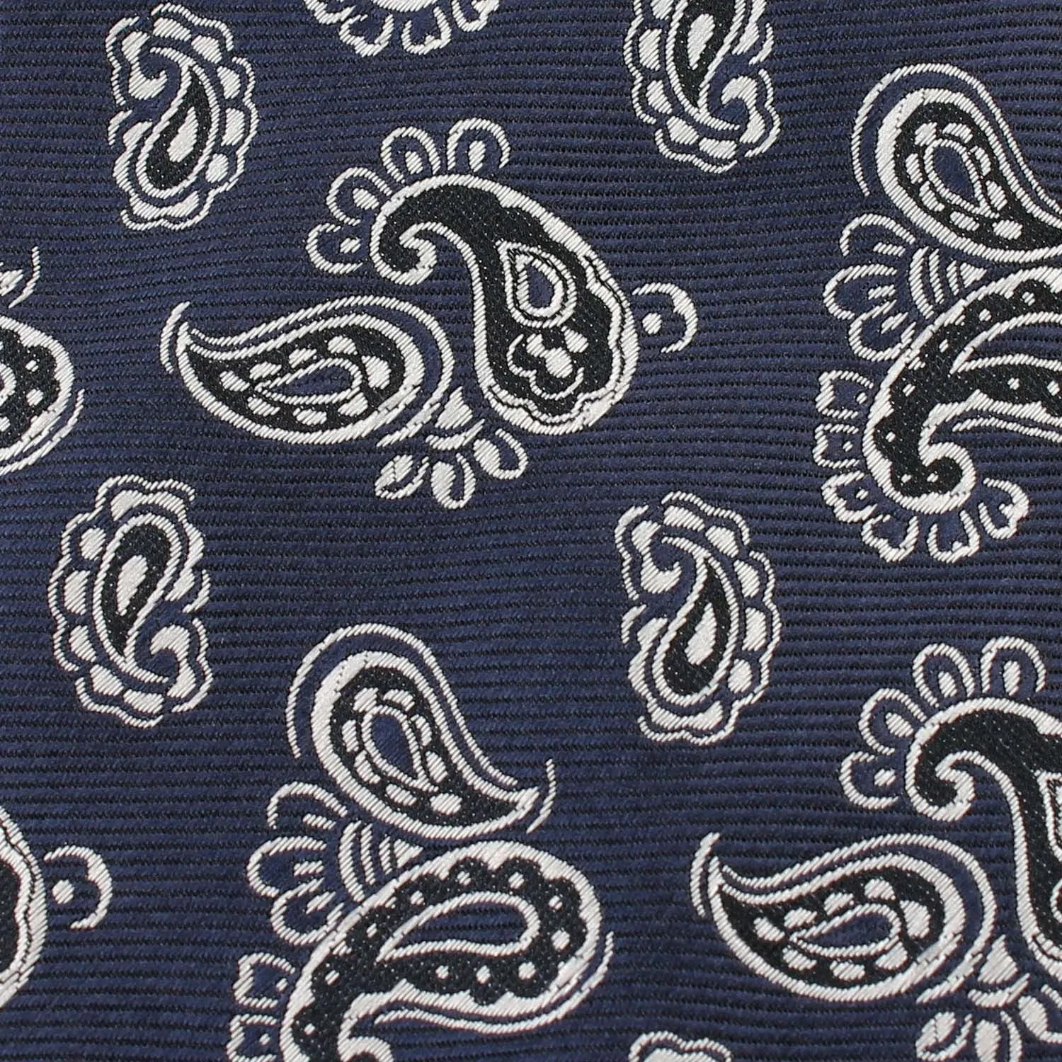 Paisley Navy Blue - Pocket Square sold by OTAA product image thumbnail 2