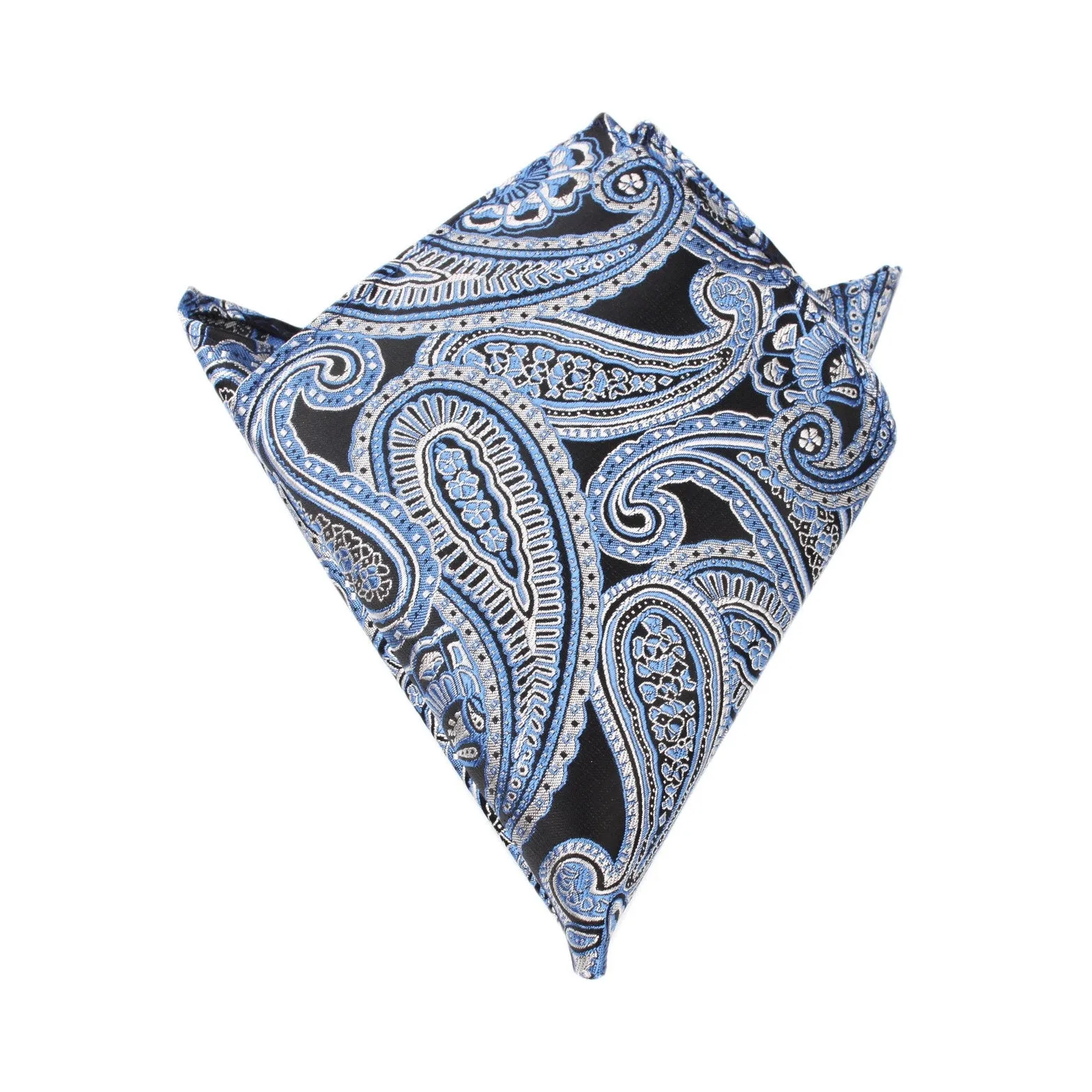 Paisley Blue - Pocket Square sold by OTAA