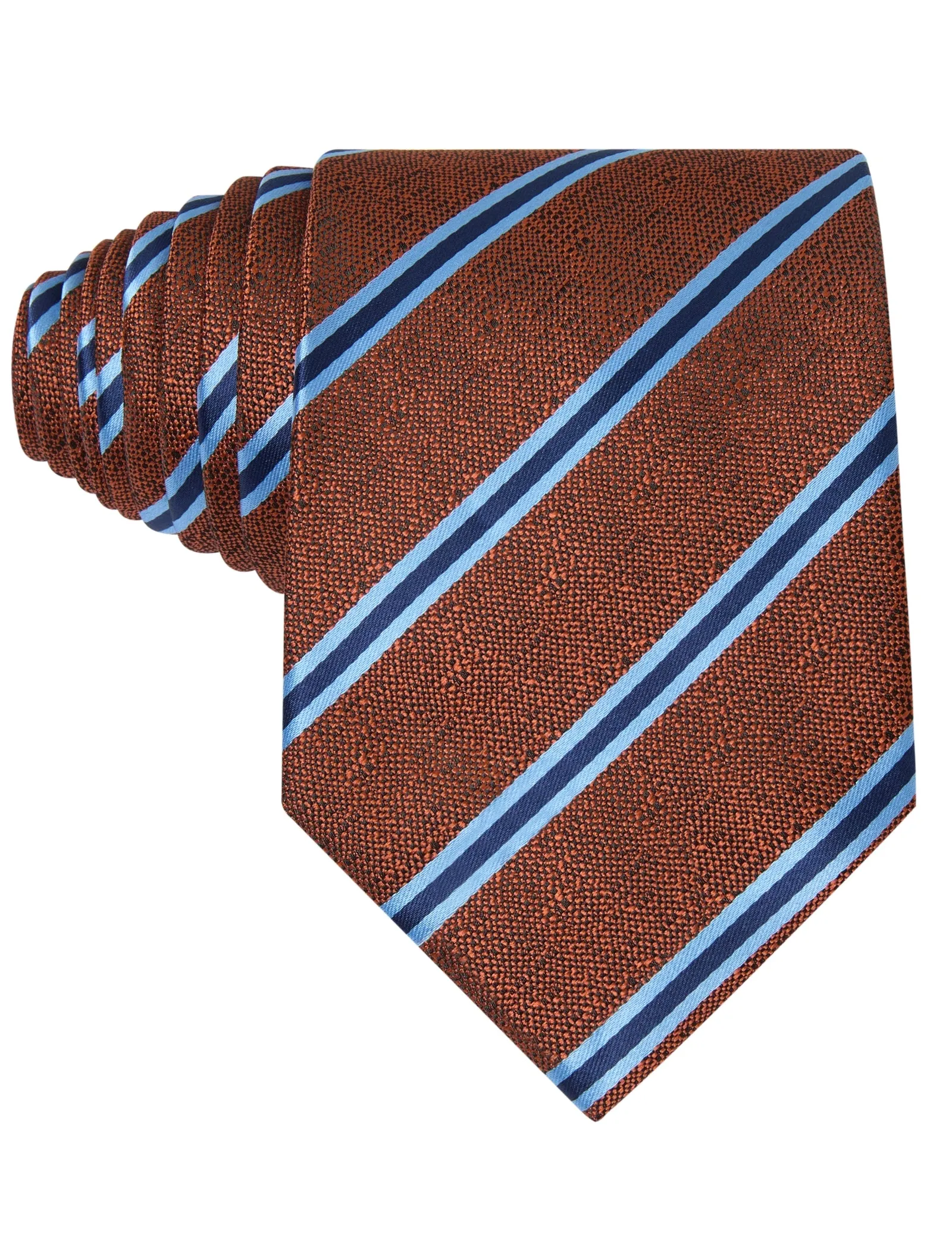 Cocoa Blue Stripe Necktie sold by OTAA
