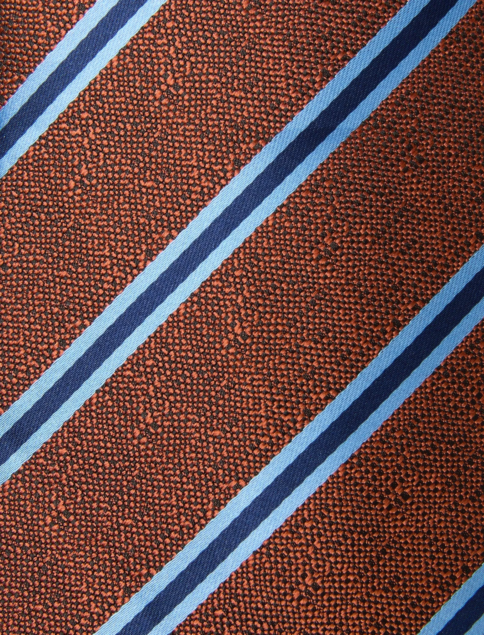 Cocoa Blue Stripe Necktie sold by OTAA product image thumbnail 3