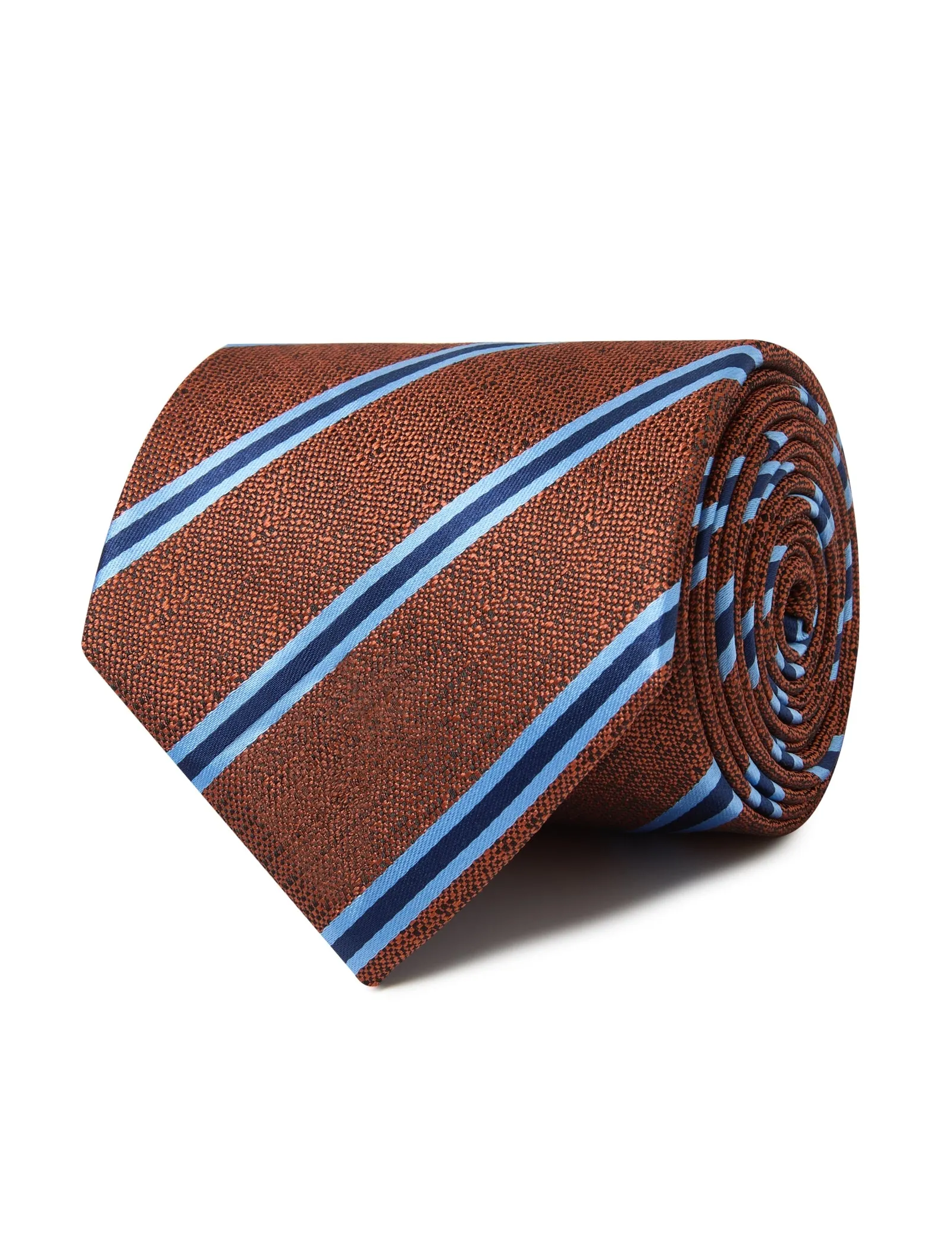 Cocoa Blue Stripe Necktie sold by OTAA product image thumbnail 2