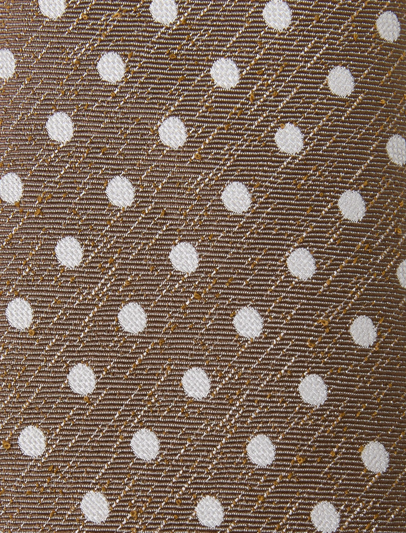 Walnut White Dot Necktie sold by OTAA product image thumbnail 3
