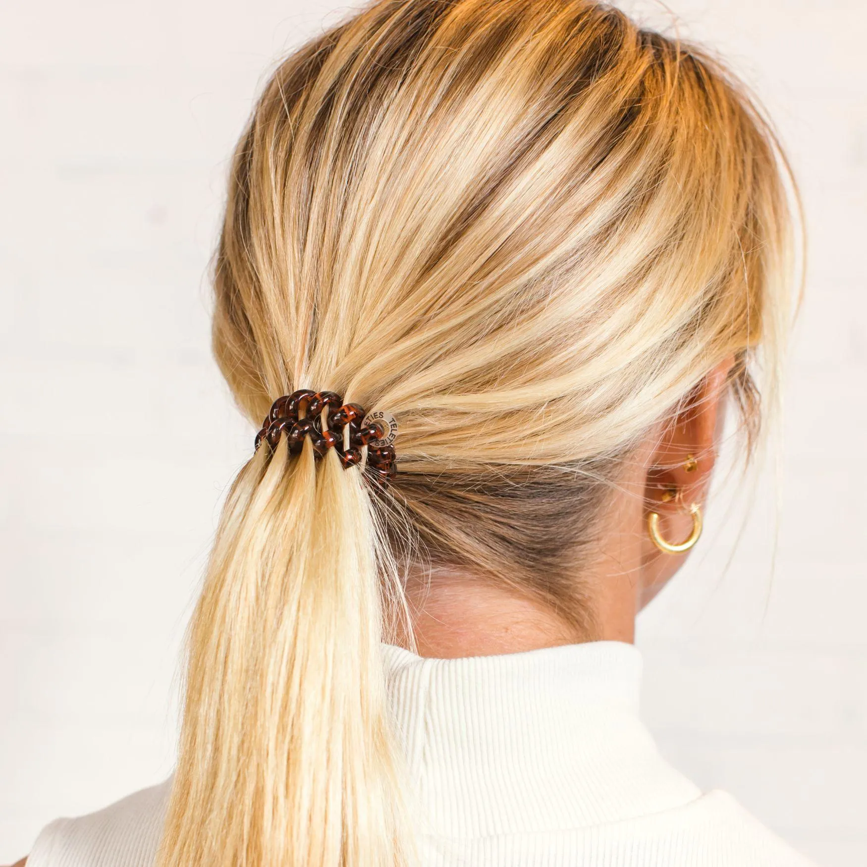 Tortoise Large Hair Ties sold by TELETIES product image thumbnail 4