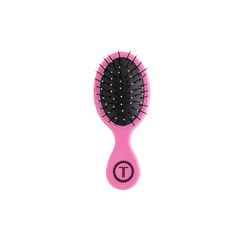 Pink Mini Hair Brush made by TELETIES