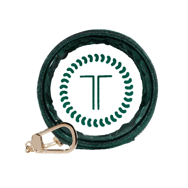 Keychain Green Holiday Glitter TELETOTE made by TELETIES