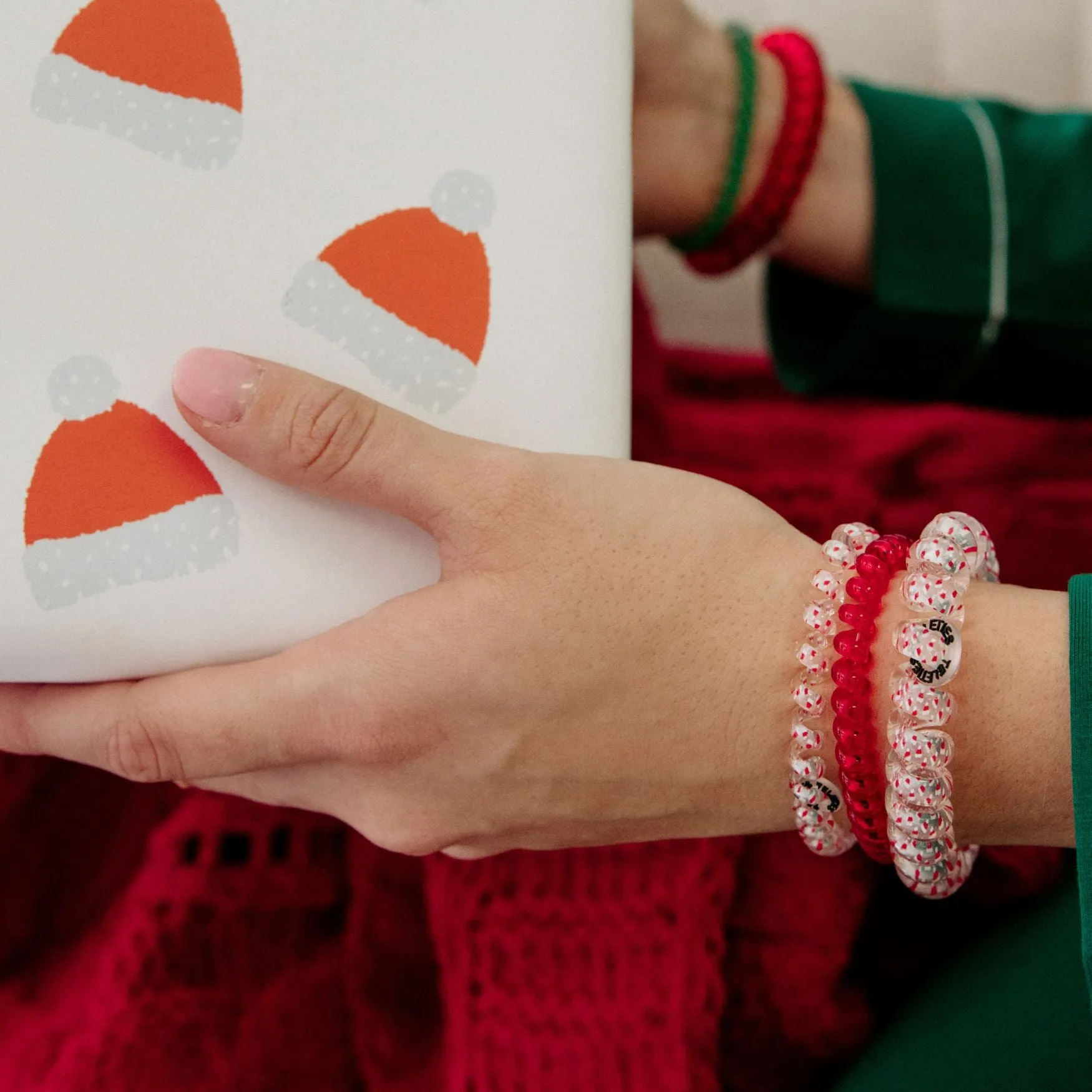 Secret Santa Large Hair Ties sold by TELETIES product image thumbnail 4