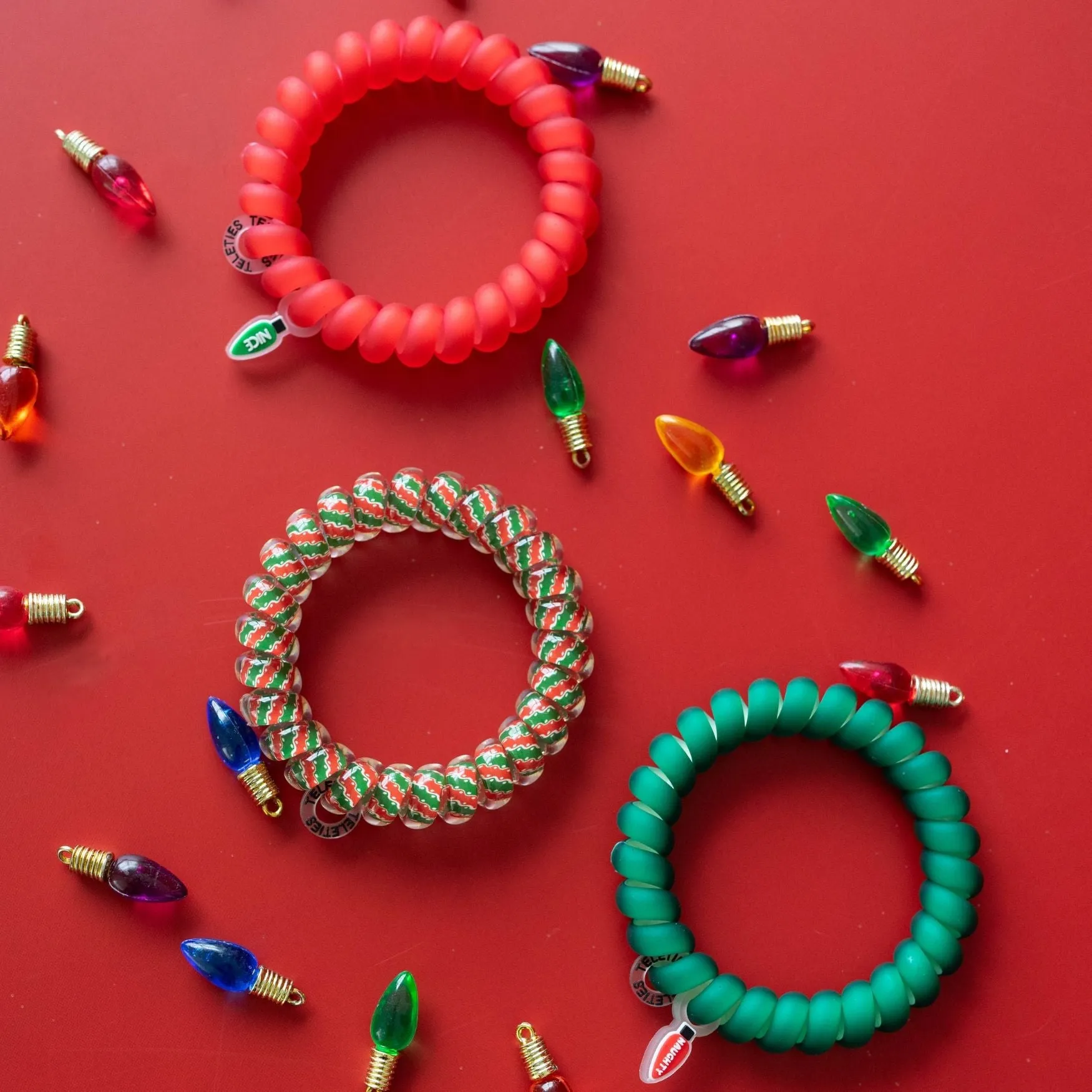 Naughty or Nice Large Hair Ties sold by TELETIES product image thumbnail 5