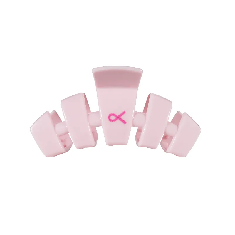 Classic Pink Ribbon Power Medium Hair Clip sold by TELETIES