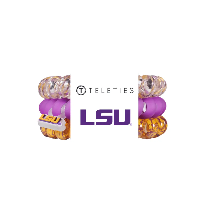 Geaux Tigers! Large Hair Ties made by TELETIES