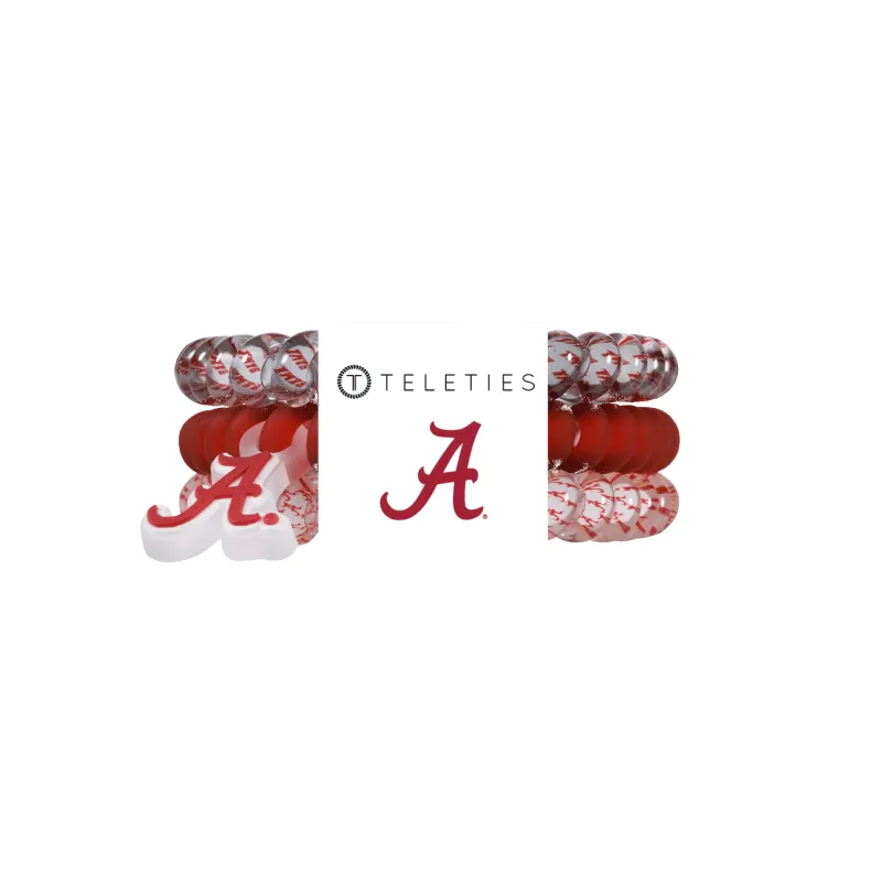 Roll Tide! Small Hair Ties sold by TELETIES