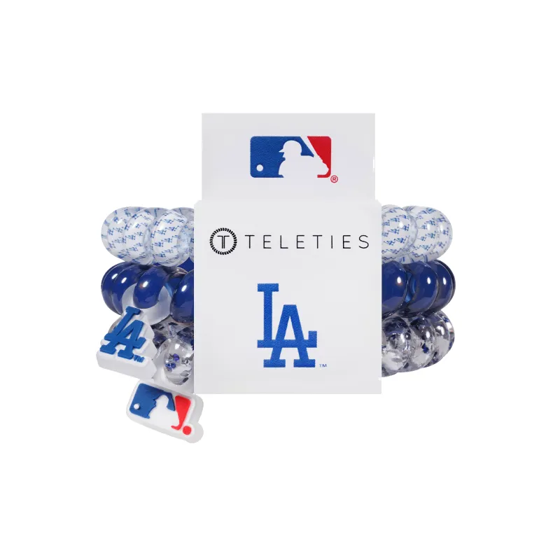Los Angeles Dodgers Large Hair Ties made by TELETIES