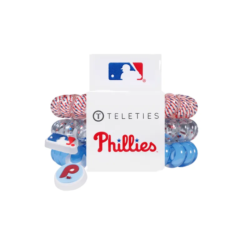 Philadelphia Phillies Large Hair Ties sold by TELETIES
