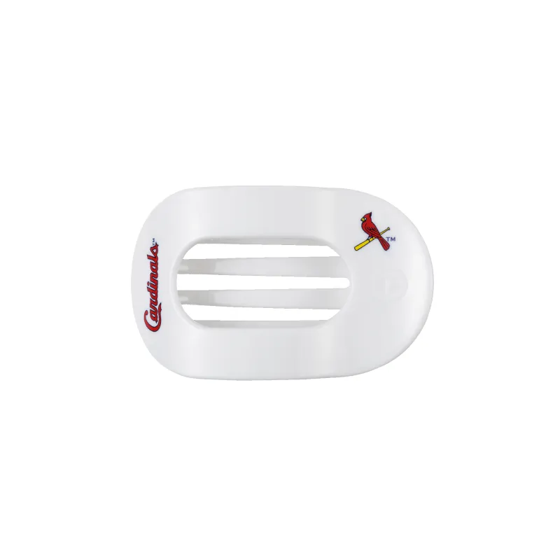St. Louis Cardinals Small Flat Round Hair Clip sold by TELETIES