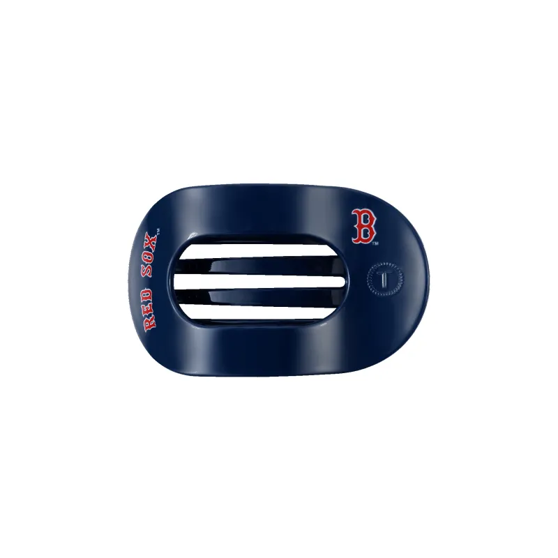 Boston Red Sox Small Flat Round Hair Clip sold by TELETIES