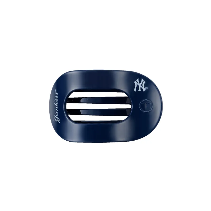 New York Yankees Small Flat Round Hair Clip sold by TELETIES