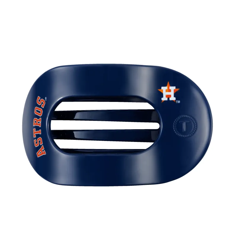 Houston Astros Large Flat Round Hair Clip sold by TELETIES
