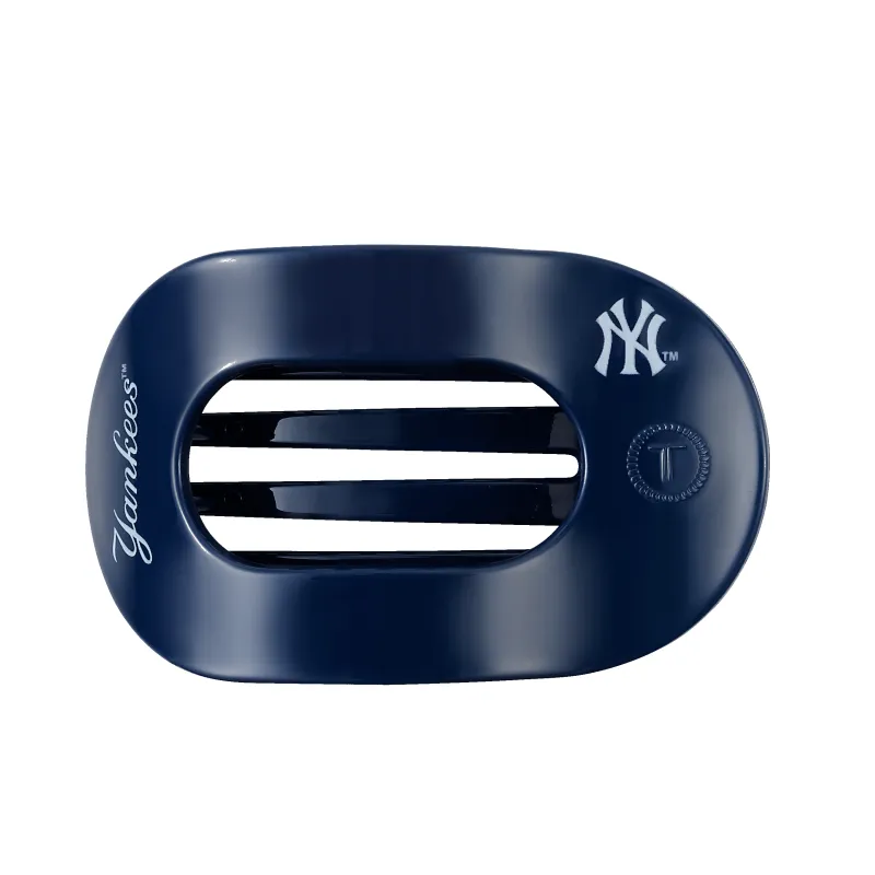New York Yankees Large Flat Round Hair Clip sold by TELETIES