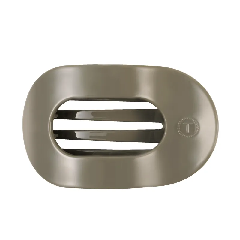 Sage It Ain't So Large Flat Round Hair Clip made by TELETIES