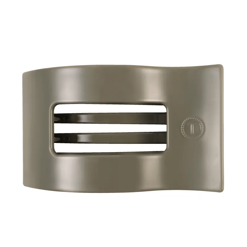 Sage it ain't so Large Flat Rectangle Hair Clip made by TELETIES