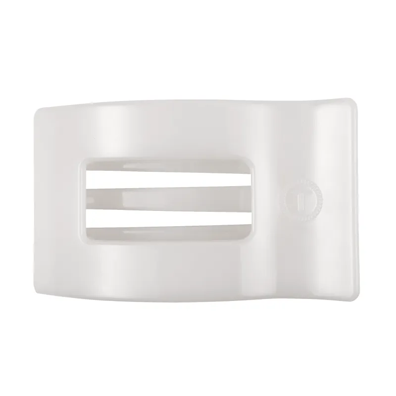 Coconut White Large Flat Rectangle Hair Clip sold by TELETIES