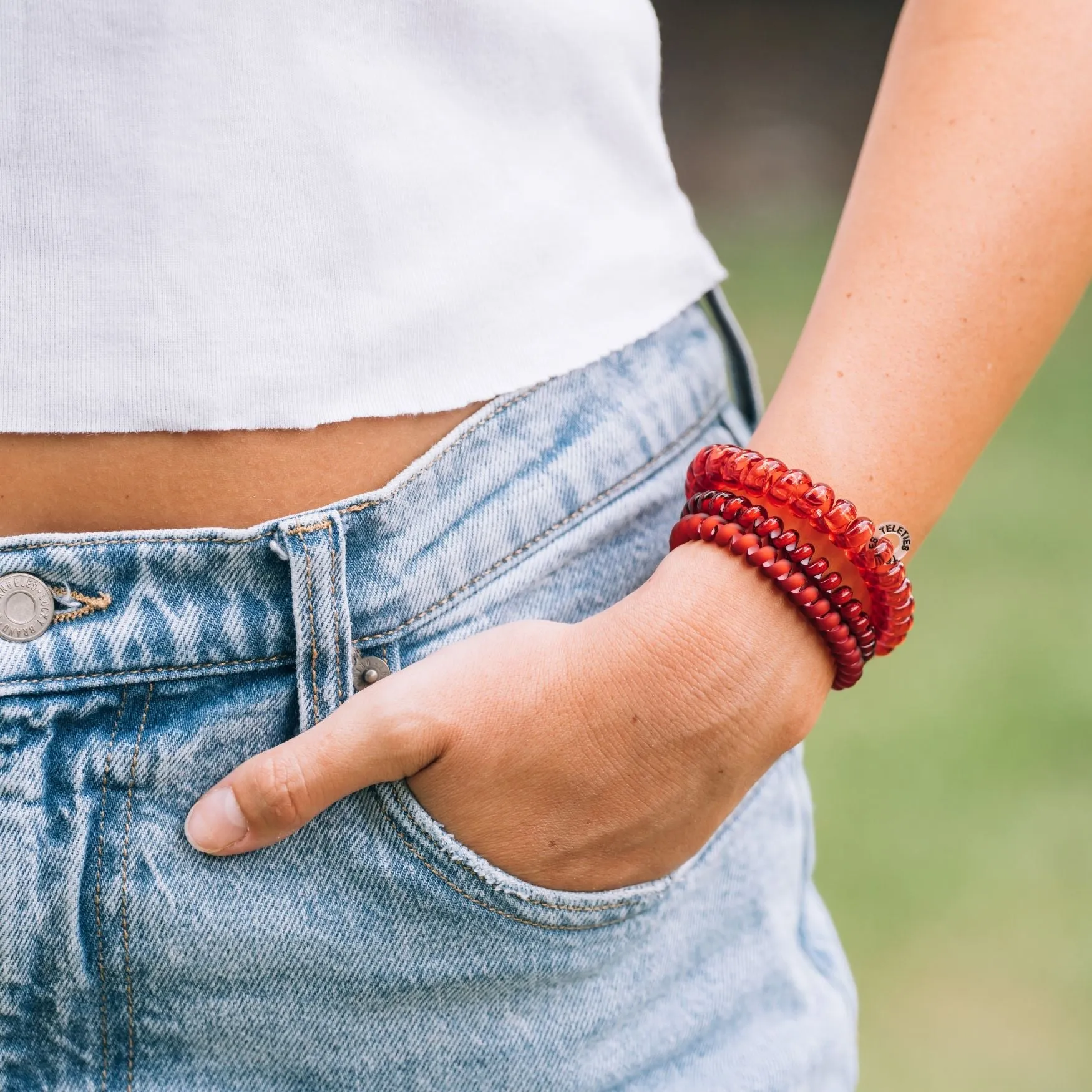 Red Carpet Ready Small Hair Ties sold by TELETIES product image thumbnail 5