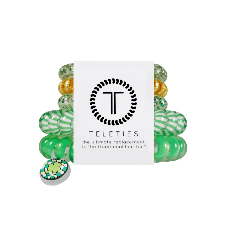 Dancing Green Mixed Hair Ties sold by TELETIES