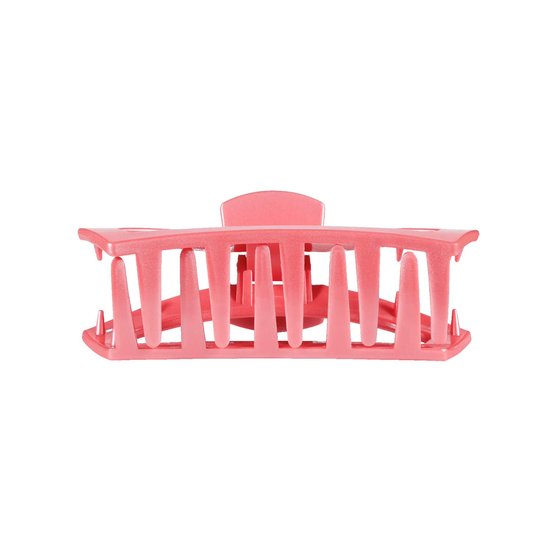 Open Calming Coral Small Claw Hair Clip sold by TELETIES product image thumbnail 3