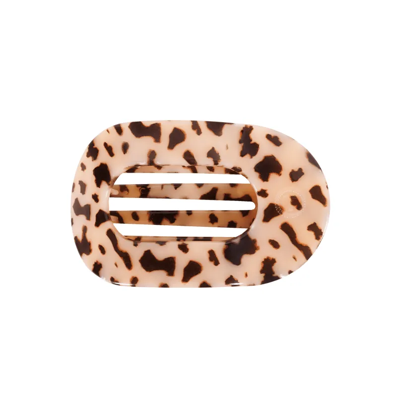 Blonde Tortoise Medium Flat Round Hair Clip sold by TELETIES