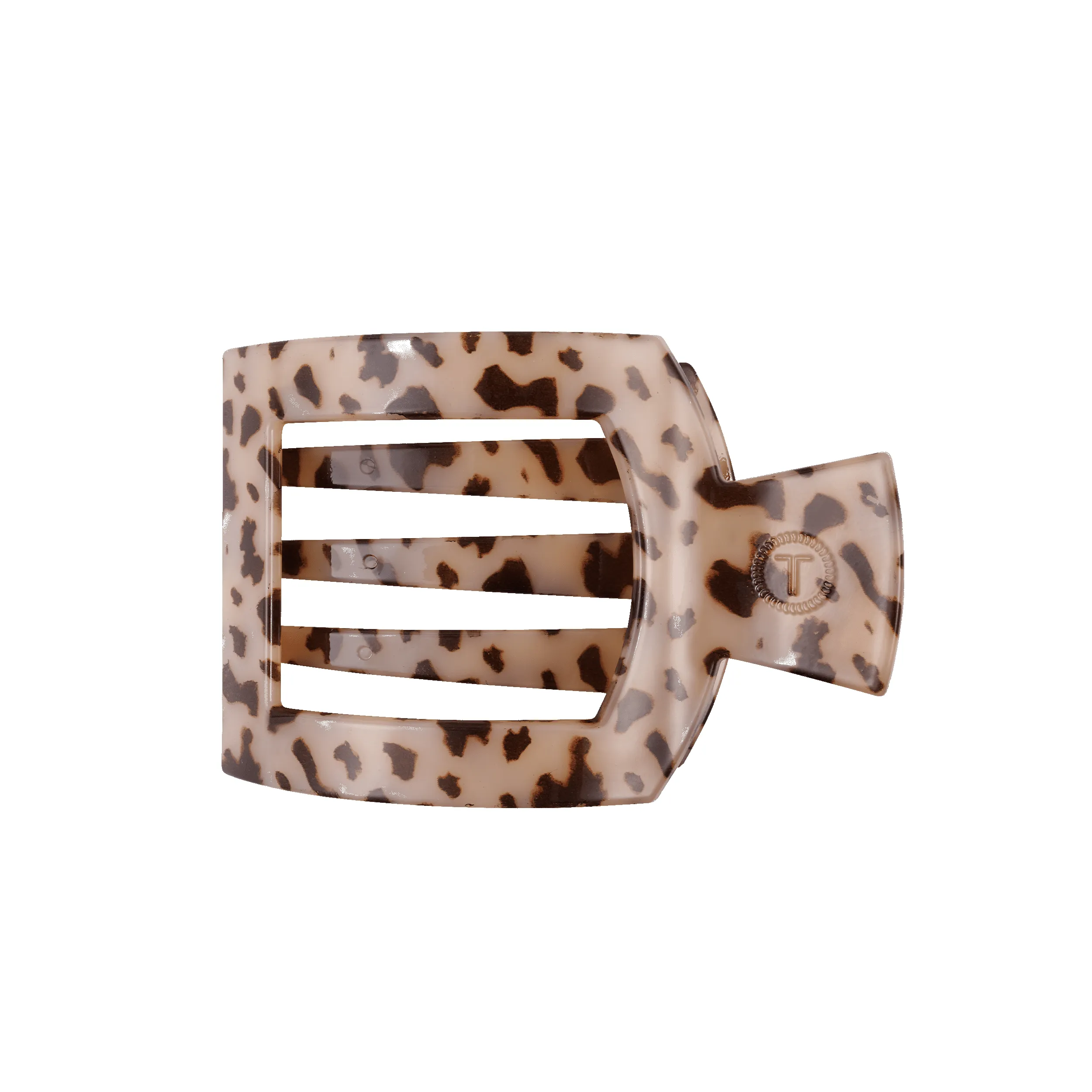 Blonde Tortoise Medium Flat Square Hair Clip sold by TELETIES