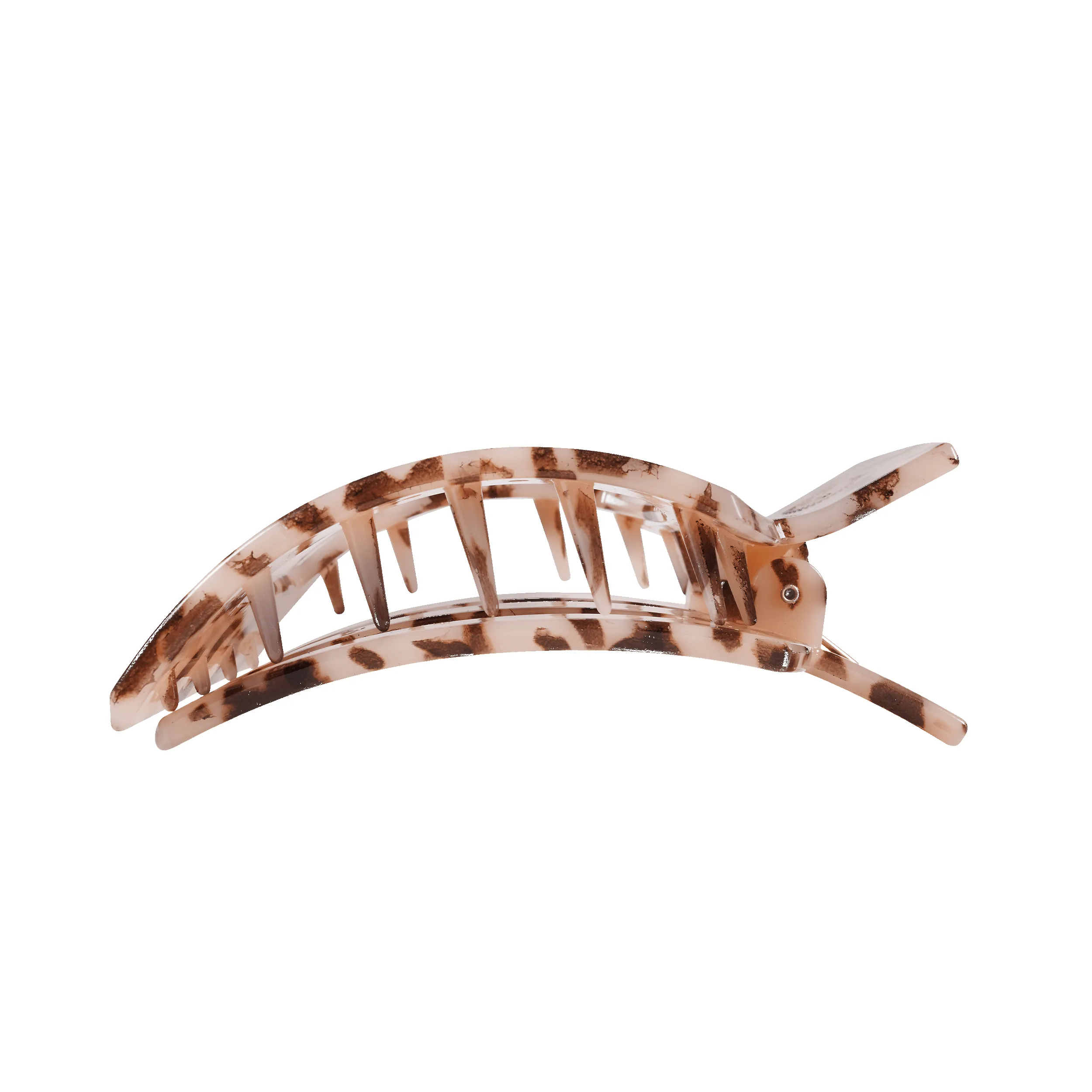 Blonde Tortoise Large Flat Square Hair Clip sold by TELETIES product image thumbnail 3