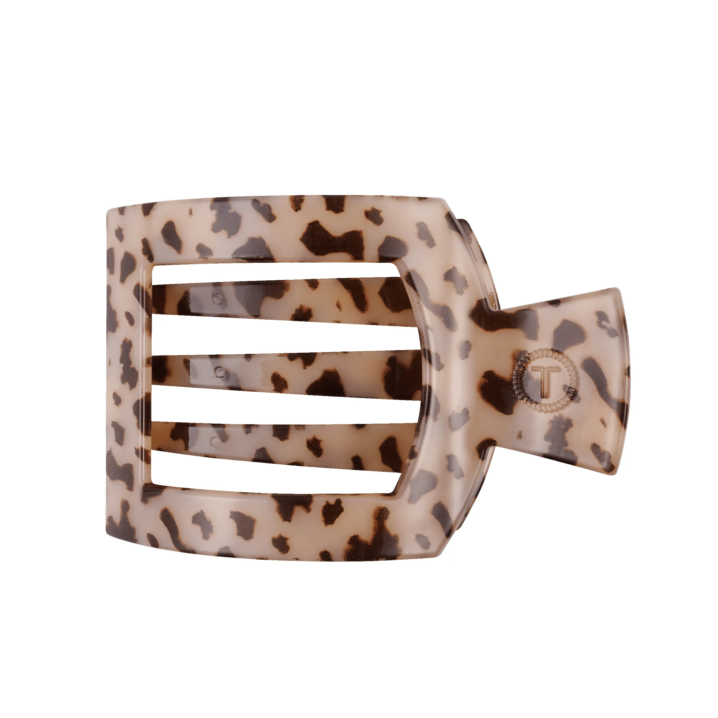 Blonde Tortoise Large Flat Square Hair Clip sold by TELETIES