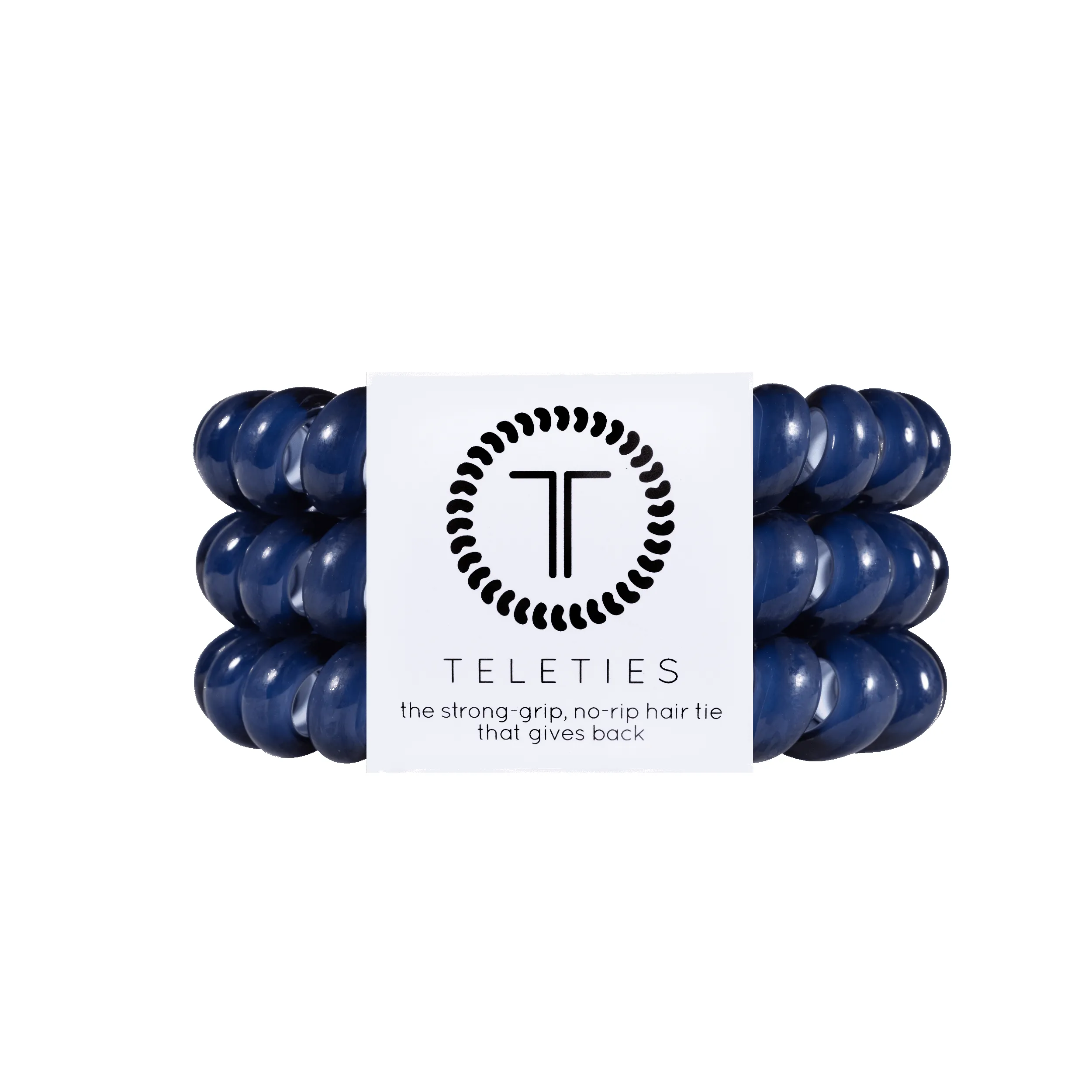 Nantucket Navy Large Hair Ties sold by TELETIES