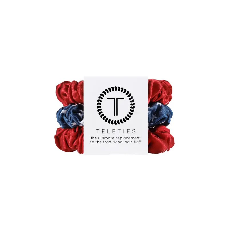 Independence Bae Small Silk Scrunchies sold by TELETIES