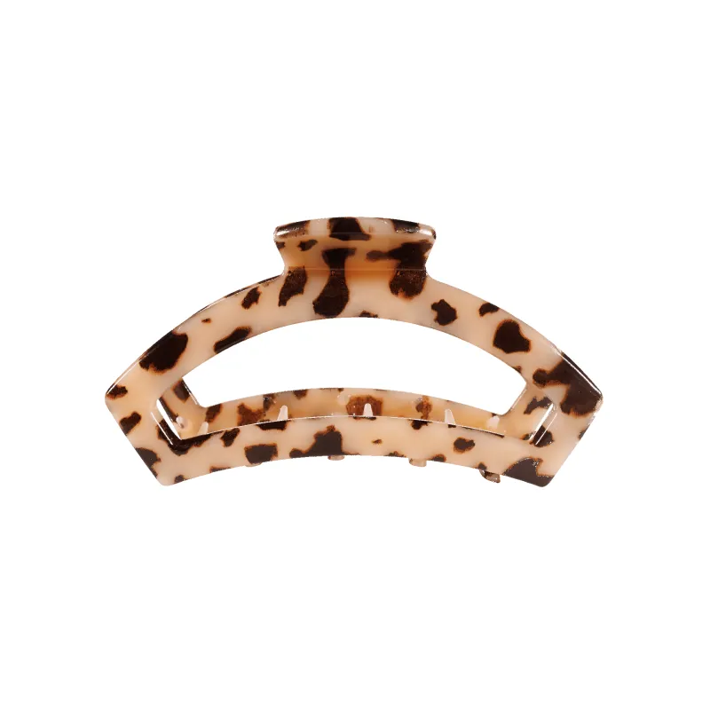 Open Blonde Tortoise Small Claw Hair Clip sold by TELETIES