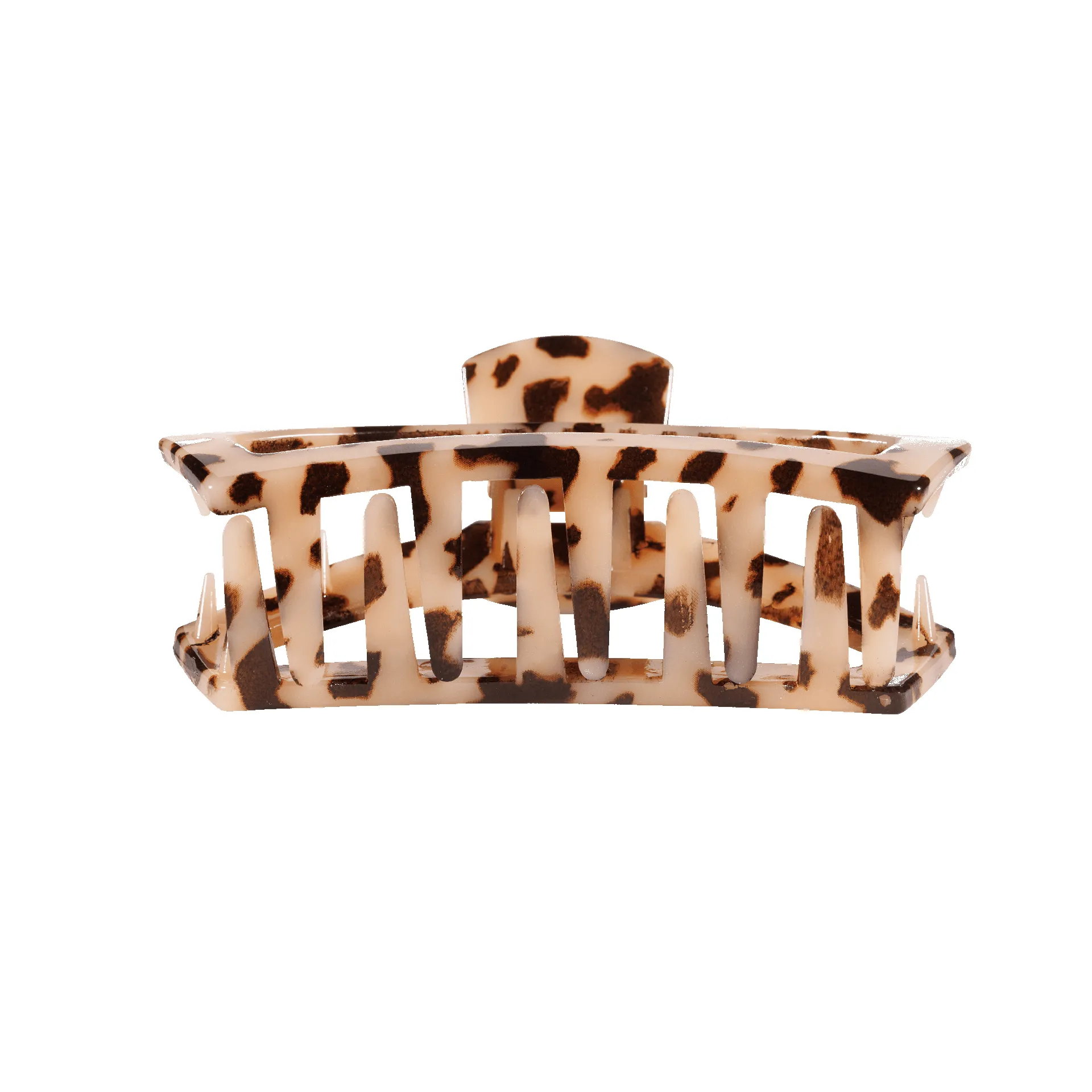 Open Blonde Tortoise Small Claw Hair Clip sold by TELETIES product image thumbnail 3