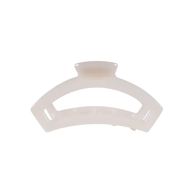 Open Coconut White Small Claw Hair Clip sold by TELETIES