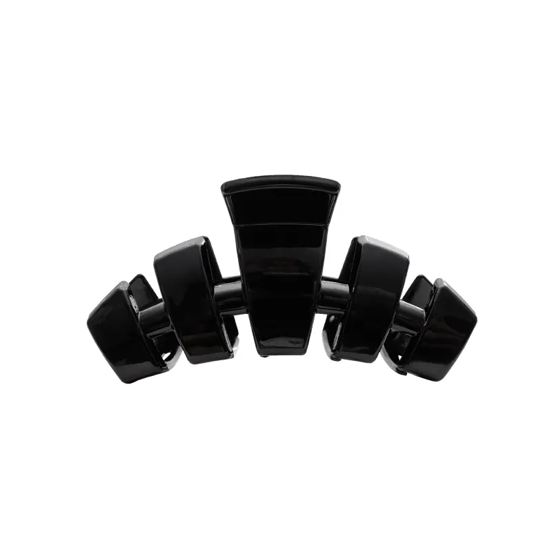 Classic Jet Black Small Claw Hair Clip sold by TELETIES