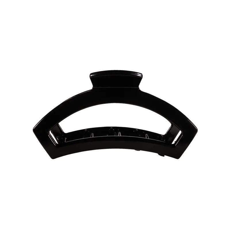 Open Jet Black Medium Claw Hair Clip sold by TELETIES