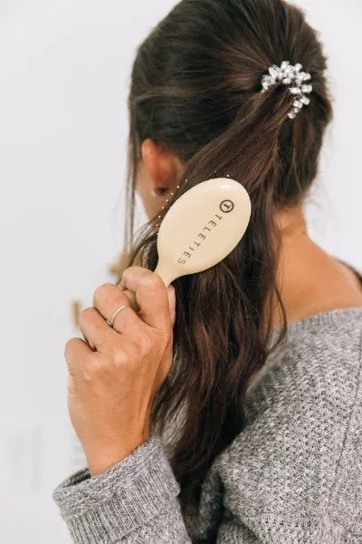 Tan Mini Hair Brush sold by TELETIES product image thumbnail 5