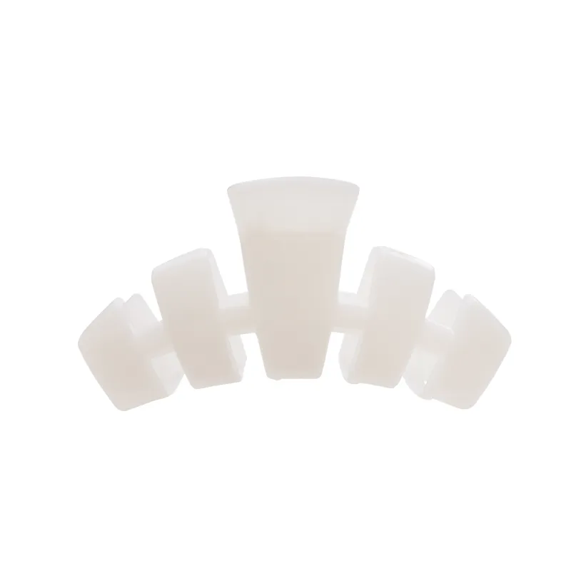Classic Coconut White Medium Claw Hair Clip sold by TELETIES