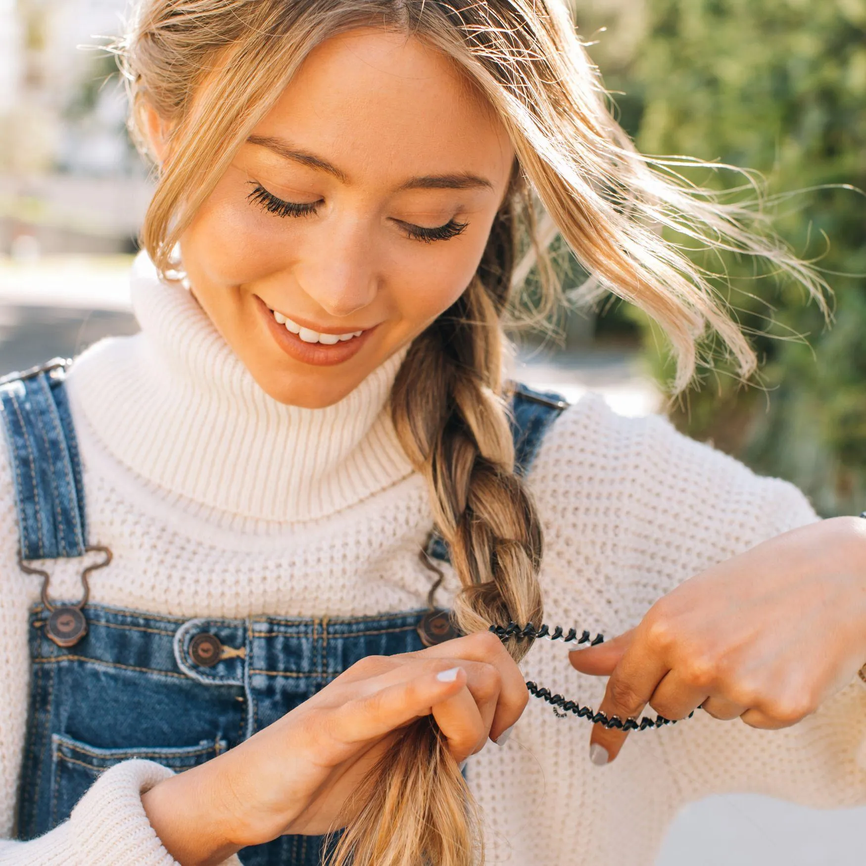Jet Black Small Hair Ties sold by TELETIES product image thumbnail 5