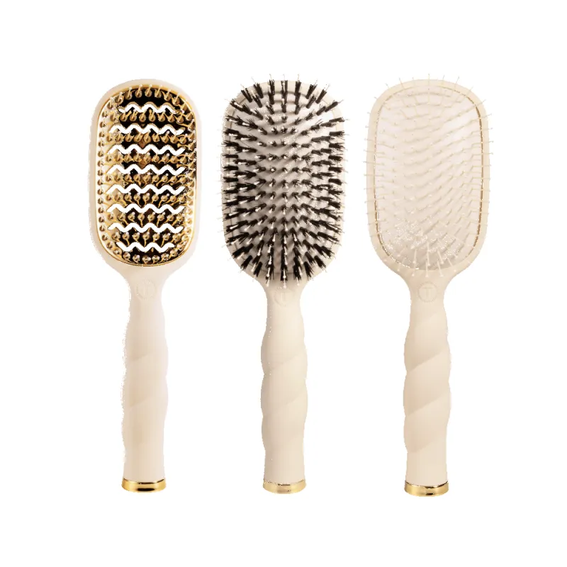 Tan Hair Brush Bundle made by TELETIES